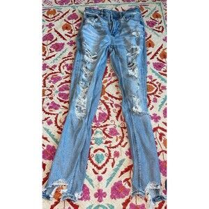 American eagle ripped skinny jeans